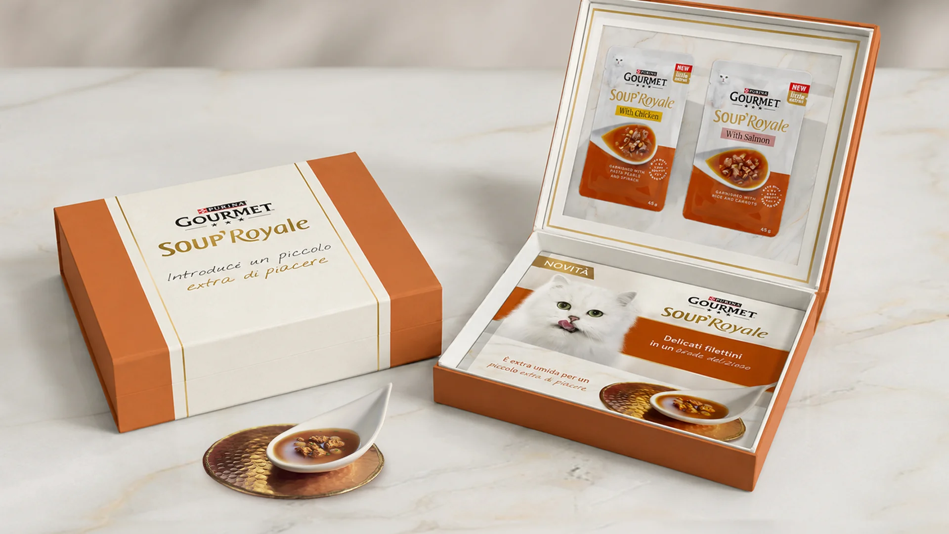 La cuvette promo dedicata a Gourmet Soup Royale realizzata da ATC