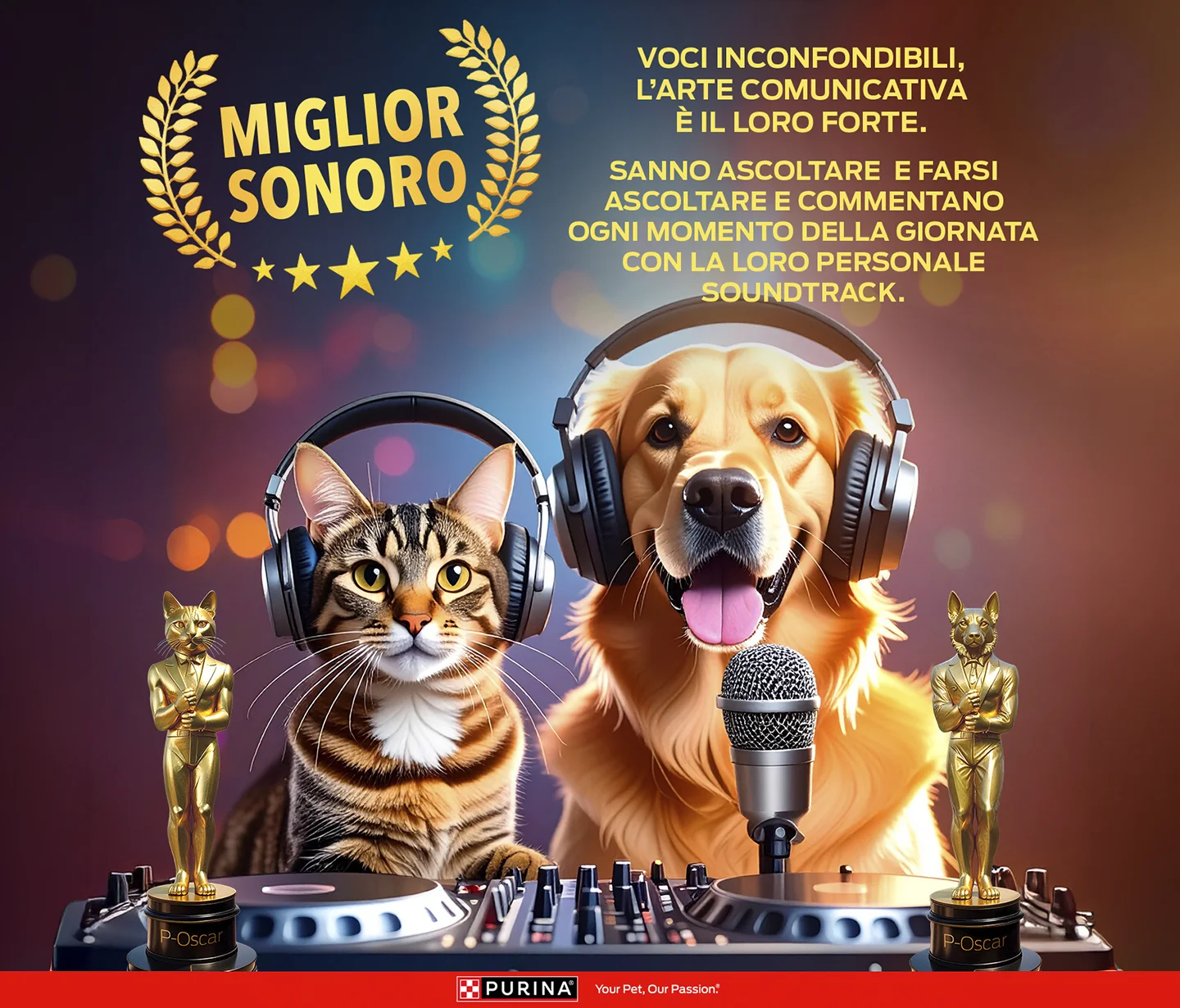 Una delle creatività personalizzate legate al test della newsletter Purina in occasione degli Oscar 2026