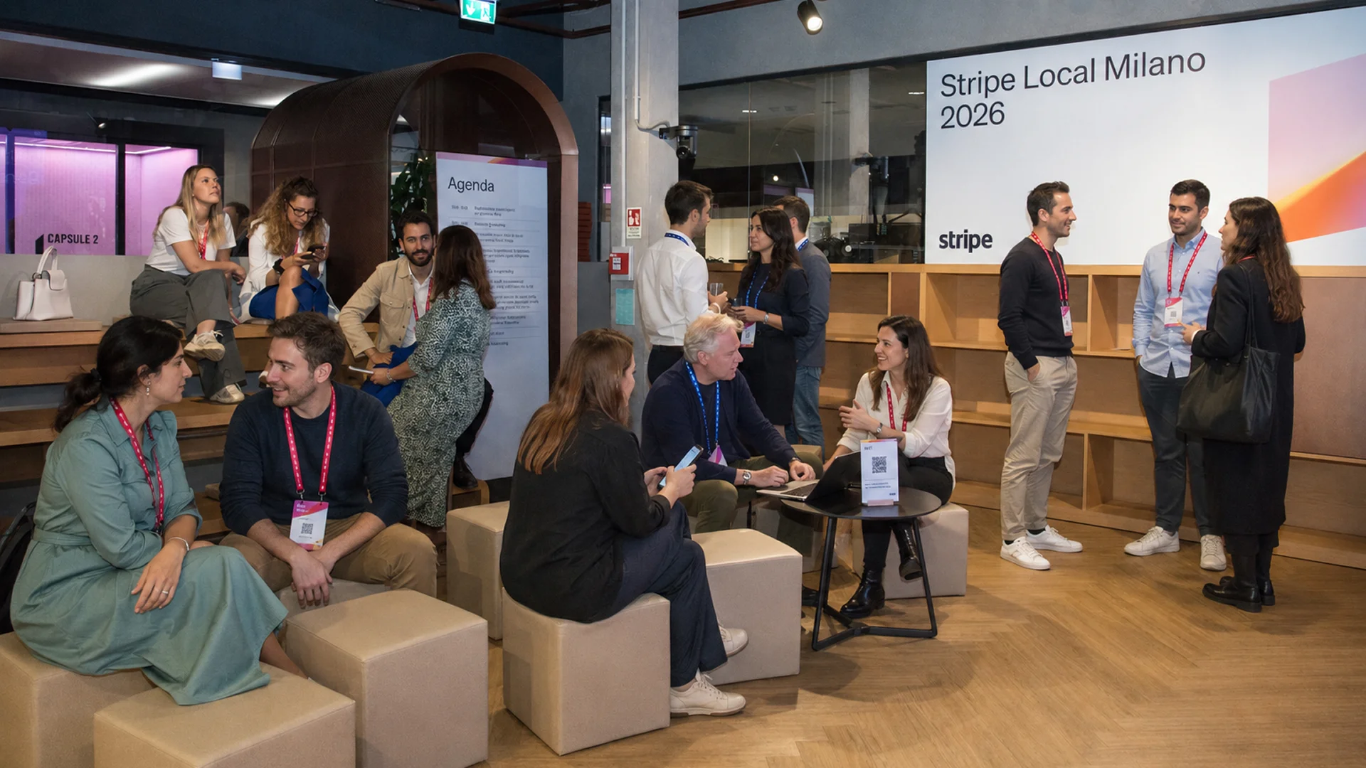 L'evento branded Stripe Local Milan