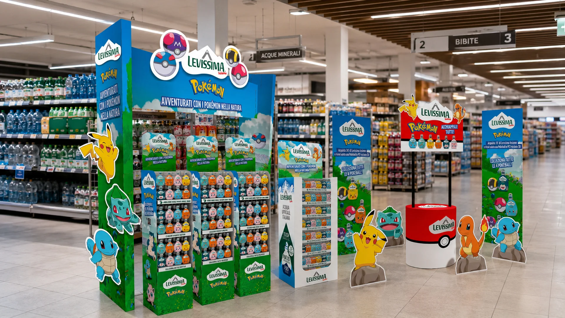 I materiali in-store e la teatralizzazione realizzati da ATC - All Things Communicate per la limited edition Issima Pokémon