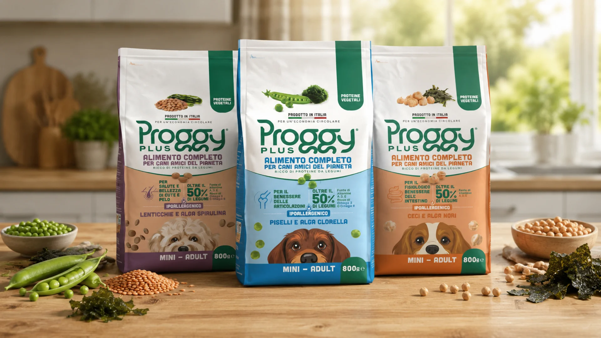 I packaging della gamma Proggy Plus Mini, sviluppati da ATC