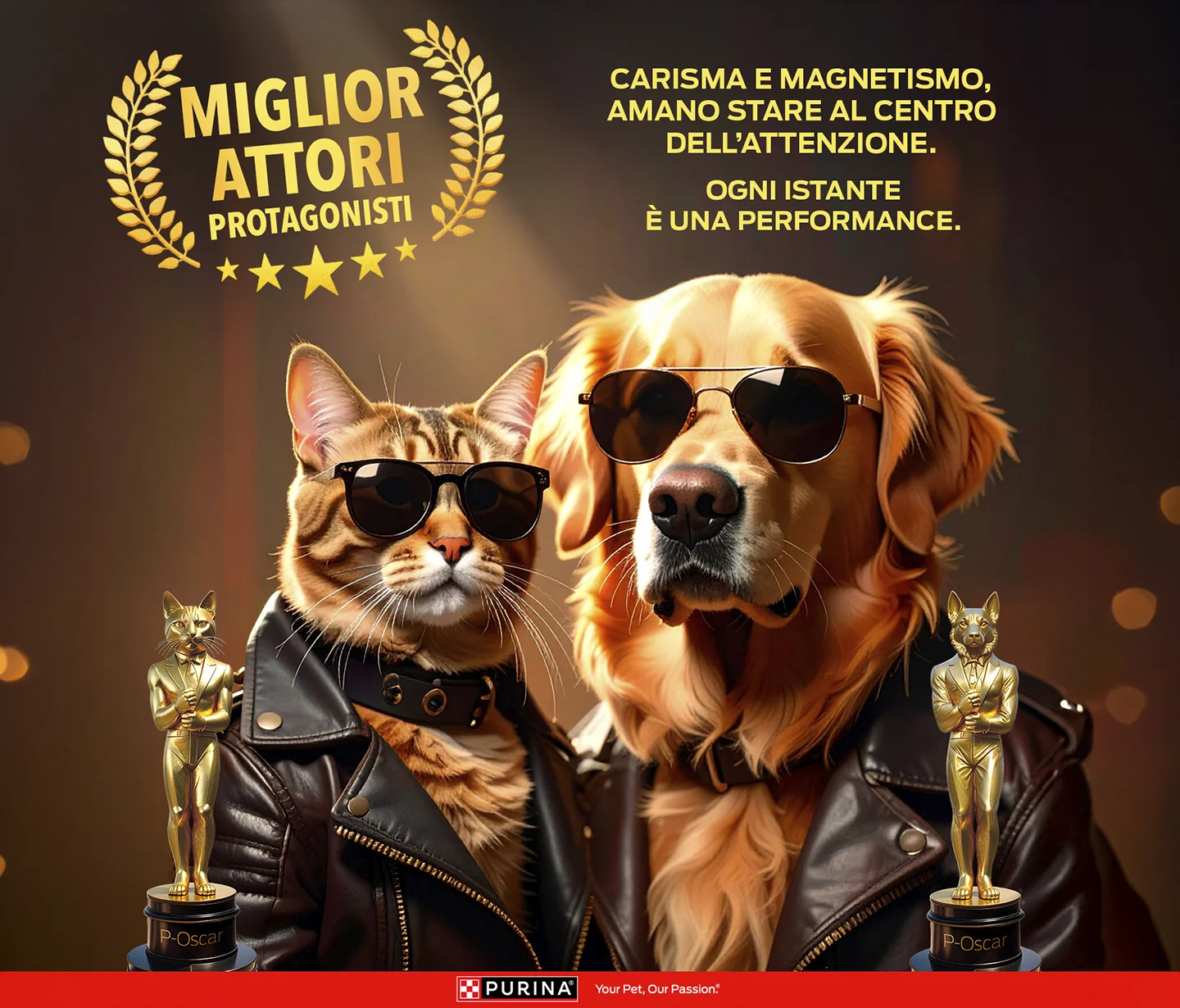 Una delle creatività personalizzate legate al test della newsletter Purina in occasione degli Oscar 2026