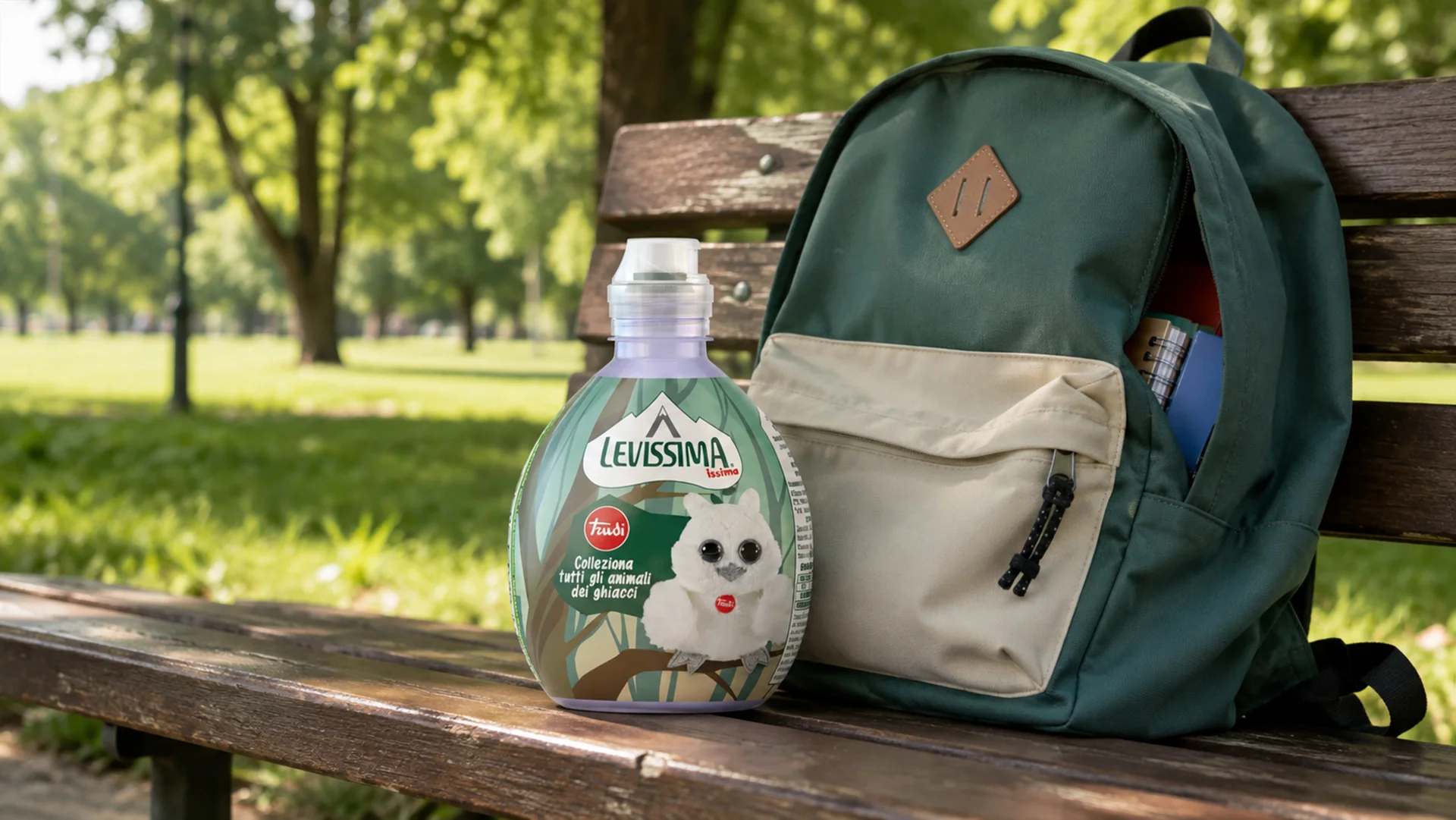 Il packaging della limited edition Issima Trudi Parco dello Stelvio