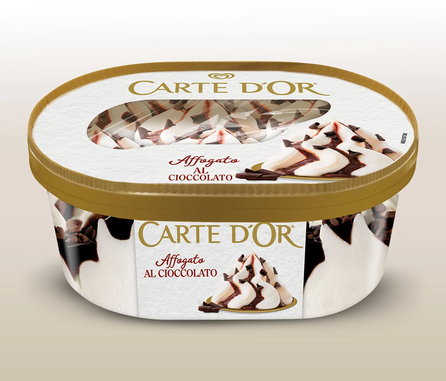 Il nuovo packaging per Carte D'Or Affogato Stracciatella